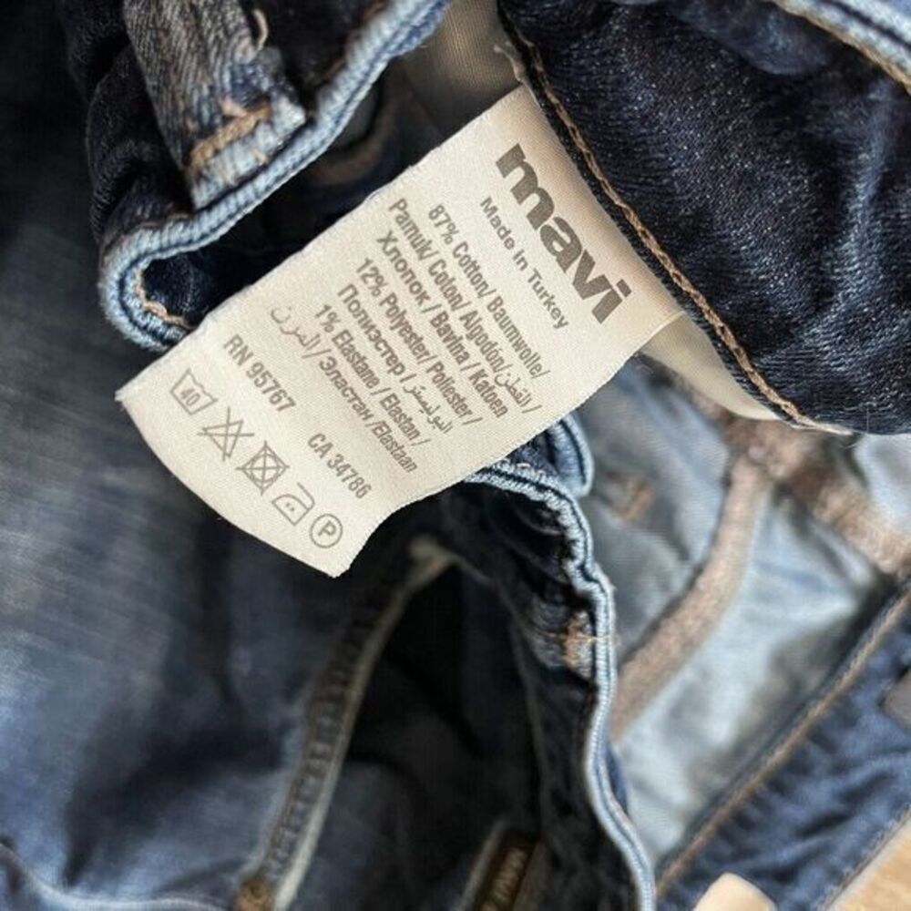 Mavi Men's Slim Straight Jeans - Dark Blue - Picture 4 of 6